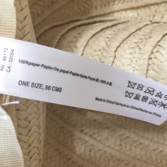 Silence + Noise UO Straw Wide Brim Floppy Hat P/5/A888 - Picture 7 of 9